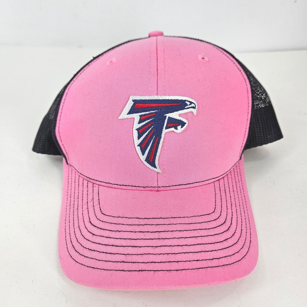 Atlanta Falcons Richardson Trucker Hat Pink Black Mesh Snapback Cap Ltd Ed.
